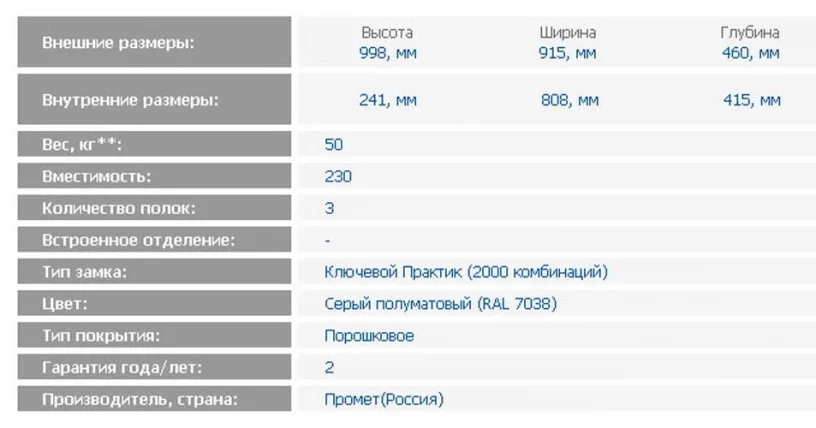 Картотечный шкаф АМФ 1091/3 / AMF_2