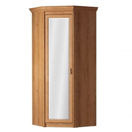 Шкаф угловой Лючия 183 Дуб Ридинг с зеркалом_0