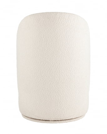 Пуф Лореен вращающийся букле Белый / Loreen_4