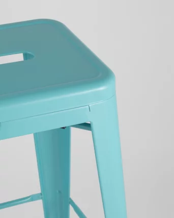 Стул барный Толикс Голубой матовый / Tolix_5
