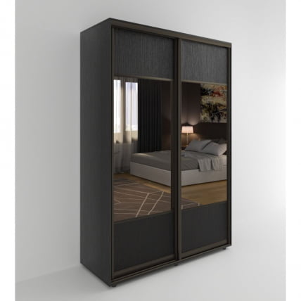 Шкаф-купе 2-х дверный Акцент-Дуэт Д 1000х600 Венге_0