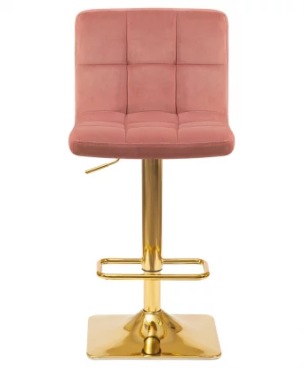 Стул барный ДОБРИН ГОЛДИЕ Пудрово-розовый велюр МДЖ9-32 / DOBRIN GOLDIE MJ9-32_5