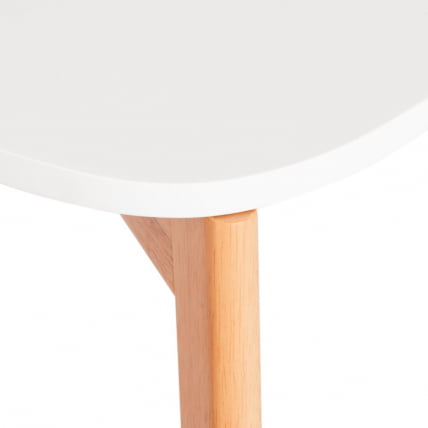 Стул Cлаире сиденье МДФ, опоры дерево гевея, белый / натуральное дерево, 48 кс 49,5 кс 81,5 кс СХ44см / Claire x x x SH44см_10