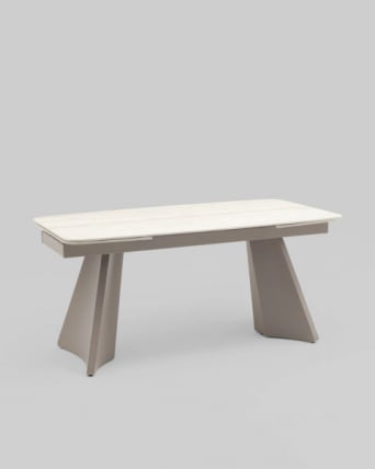 Стол обеденный Елиора 160-240*90 серая керамика / Eliora_0