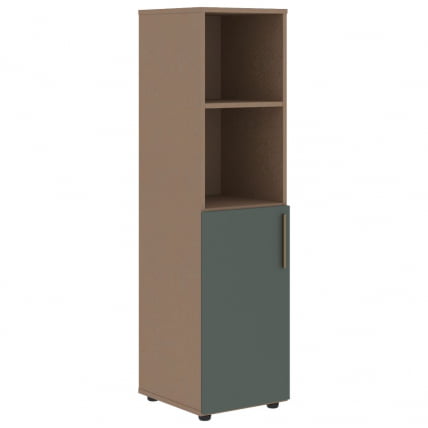 Шкаф-колонка с глухой малой дверью (правый) ВЕЛИОН ВМCС 40.5 Р Нефрит Кобра / VELION VMCS R_1