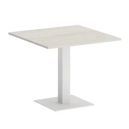 Стол журнальный квадратный ХОМЕ ОФФИCЕ ВР.СП-5-90.2 Дуб Наварра/Белый металл / HOME OFFICE VR.SP-5-90.2_0