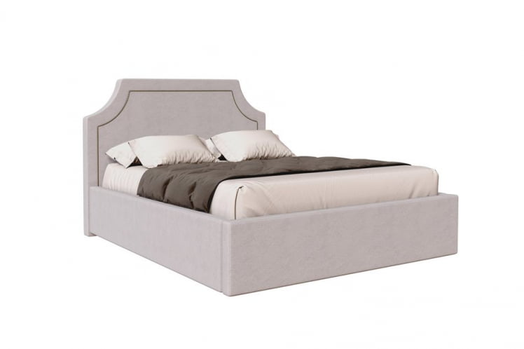 Кровать с подъемным механизмом Катрин 1400 ПМ Авокадо бежевый_0