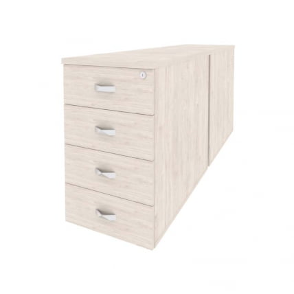 Тумба двойная приставная / опорная ОНИКС О.ТПО-2.8 Денвер Светлый / ONIX O.TPO-2.8_0