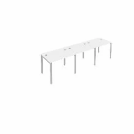 Рабочая станция на 3 раб.места Метал Сйстем Б.СМ-3.1 Белый/Серый / Metal System_0