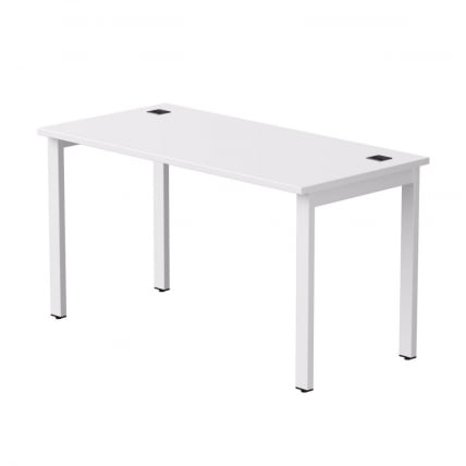 Стол прямой на металлокаркасе, опоры 90 гр Еверпроф ЕВО 254С007 Белый / Everprof EVO 254S007_0