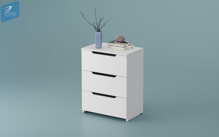 Комод КМ-001 Лайт Белый_3