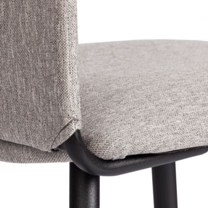 Стул обеденный Ла Роуссе (2 шт. в упаковке) НЕВ, ткань рогожка, темно-серый, Ф68, 45х55х93 см / La Rousse NEW, F68,_11