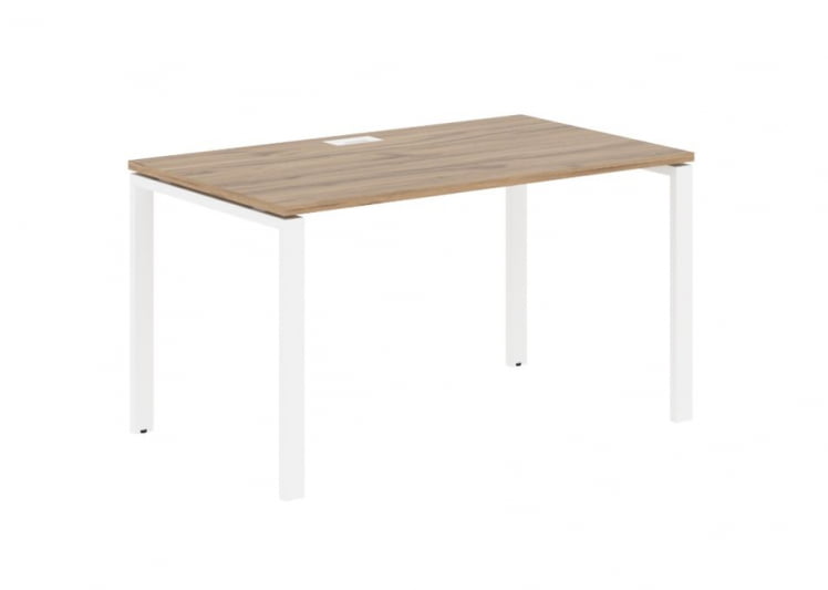 Стол письменный ЕДИС ЕУСТ 1380 Дуб Денвер светлый Белый / EDIS EUST_0