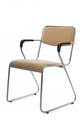 Кресло Никс Плус РCХ ОМКЛ-04 Бежевый/Металл окрашенный Хром / Nix Plus RCH OMKL-04_6