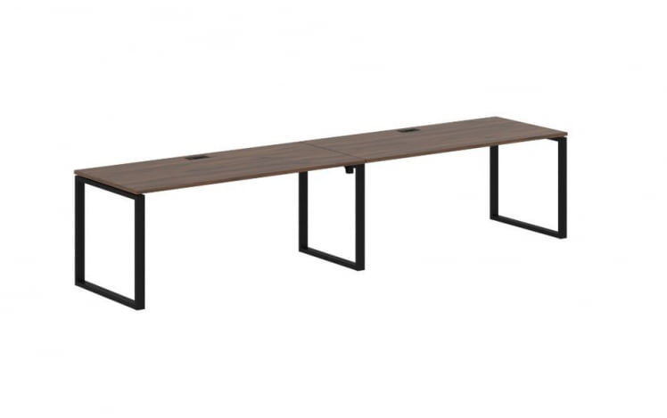 Бенч-система ЕДИС ЕКВСТ 3580 Дуб Денвер темный Черный / EDIS EQWST_0