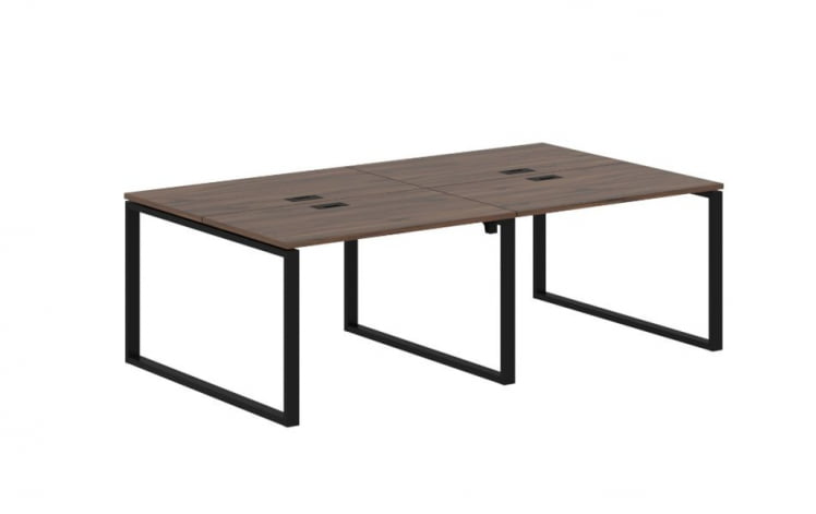 Бенч-система ЕДИС ЕКВСТ 2313 Дуб Денвер темный Черный / EDIS EQWST_0