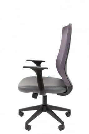 Офисное кресло CХАИРМАН 500 ЛТ (ЛТ) ЭКО Б/П экокожа Серый / CHAIRMAN (LT)_6