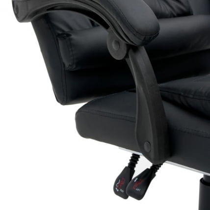 Кресло офисное с функцией вибромассажа CРОМЕКС (КРОМЕКС) Чилл МС-005 экокожа черное / CROMEX Chill MS-005_15
