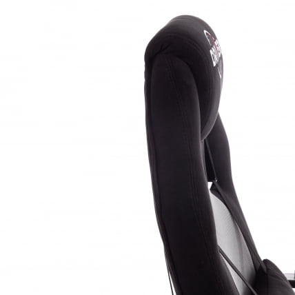 Кресло ДРИВЕР (22) флок/ткань, черный/серый, 35/ТВ-12 / DRIVER 35/TW-12_10