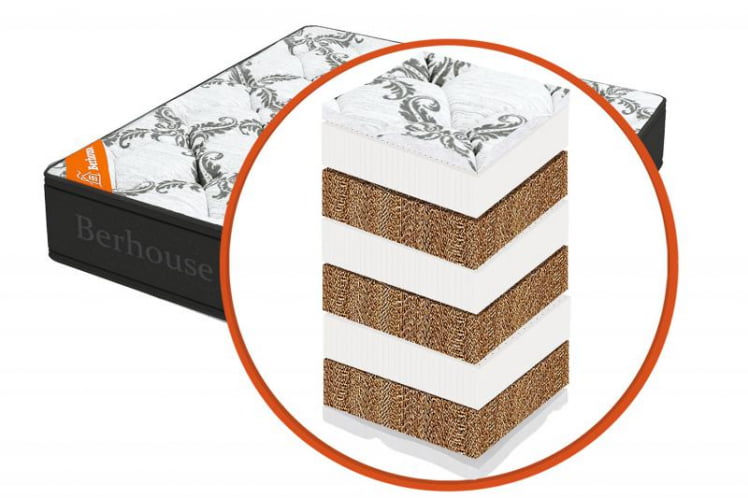 Матрас Империал Суите латекс-кокос Грай Нигхт (Берхоусе) Размер: 900х1950 мм / Imperial Suite Gray Night (Berhouse)_0