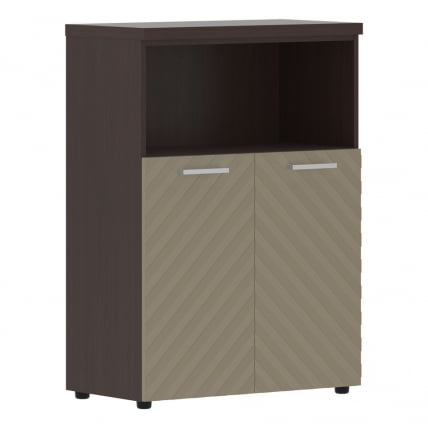 Шкаф с глухими малыми дверьми и топом Торр ЛУКС ТЛМC 85.3 Венге Магия Капучино / Torr LUX TLMC_0