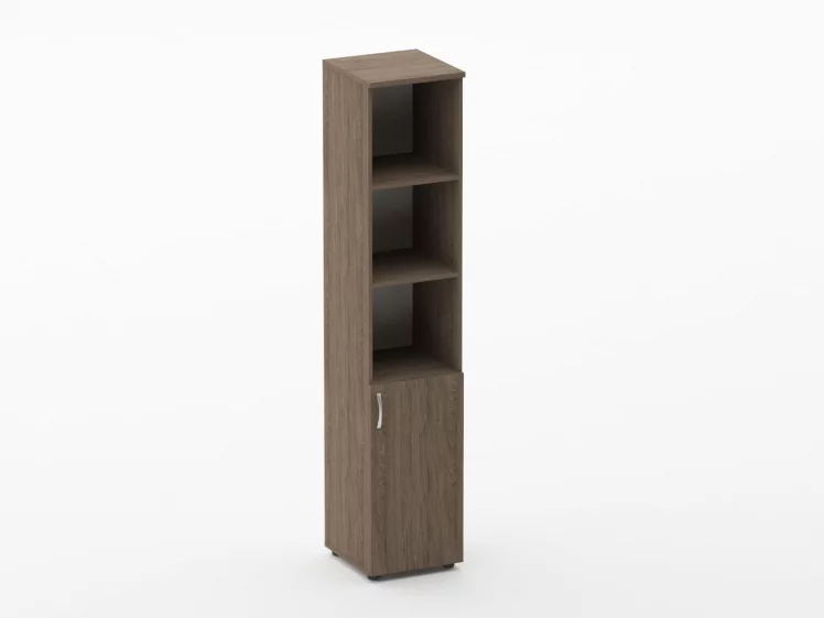 Шкаф высокий полуоткрытый Глассй 6.19.12Пр Дуб Верцаска / Glassy_0