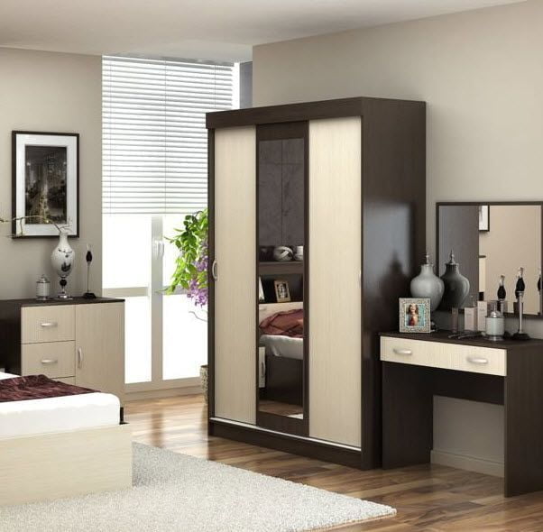 Шкаф-купе Басса ШКК 551 (венге,дуб белфорд)_1