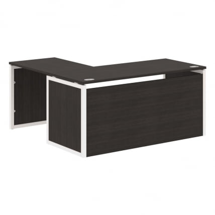 Стол письменный угловой правый КСТЕН-КП КСКПCТ 1615Х Р Дуб Юкон Белый / XTEN-QP XQPCT 1615H R_0