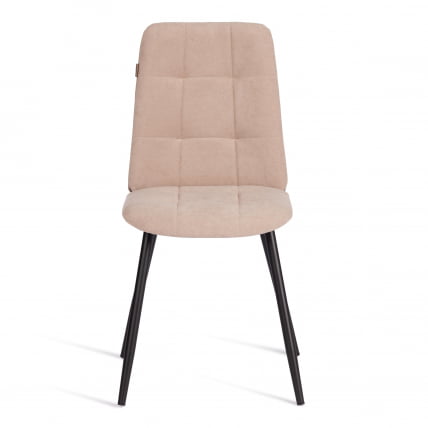 Стул обеденный Асти флок , 47х54х86, бежевый, 7 / Asti_4