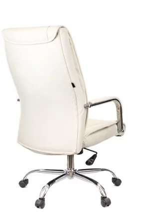 Кресло для руководителя Еверпроф Кент ТМ Экокожа Кремовый / Everprof Kent TM_2