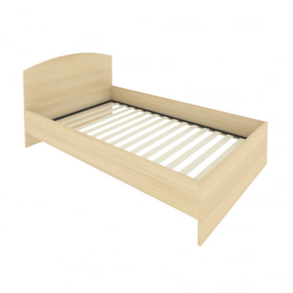 Кровать с ортопедическим основанием и изголовьем ЛИГХТ С-КИ-120 Акация Лорка / LIGHT_0