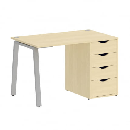 Стол письменный ХОМЕ ОФФИCЕ ВР.СП-3-118.4.А Клен/Серый металл / HOME OFFICE VR.SP-3-118.4.A_0