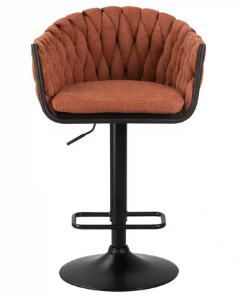 Стул барный ДОБРИН ЛЕОН Оранжевая ткань ЛАР 275-27 / DOBRIN LEON LAR_5