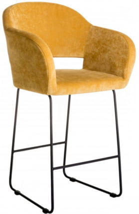 Стул полубарный Оскар ПБ Желт/Линк / Oscar_0