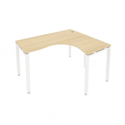 Стол письменный МЕТАЛ СЙСТЕМ Б.СА-3 Пр Акация/Белый / METAL SYSTEM_0