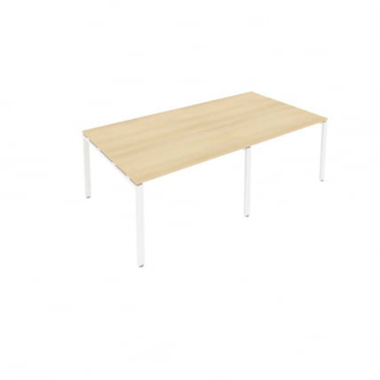 Переговорный стол (2 столешницы) Метал Сйстем Б.ПРГ-2.2 Акация/Белый / Metal System_0