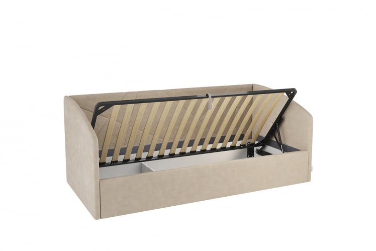 Кровать 0.9 Бест (Софа) КМ.С-15 капучино (велюр) / КМ.S-15_2