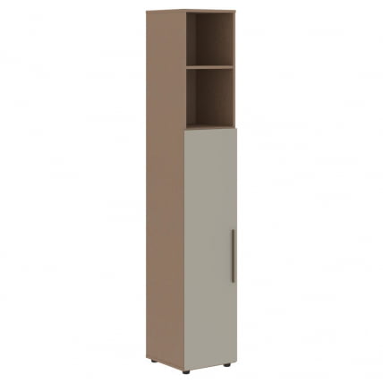 Шкаф-колонка с глухой средней дверью (левый) ВЕЛИОН ВХCС 40.6 Л Аметист Кобра / VELION VHCS L_0