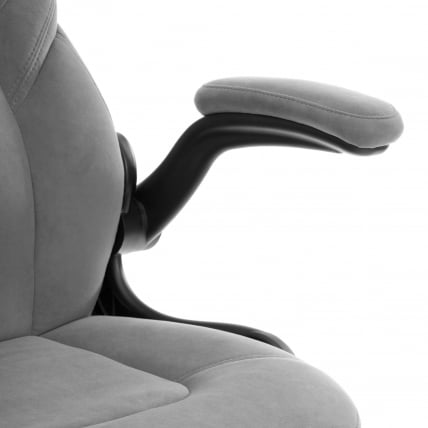 Кресло геймерское БАЗУКА металБЛ велюр, серый, 29 / BAZUKA metalBL_9