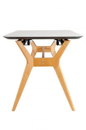 Стол раскладной Нарвик Гласс 140-180 Аутоматиc Натур/Лигхт матте гласс / Glass Automatic Natur/Light matte glass_3