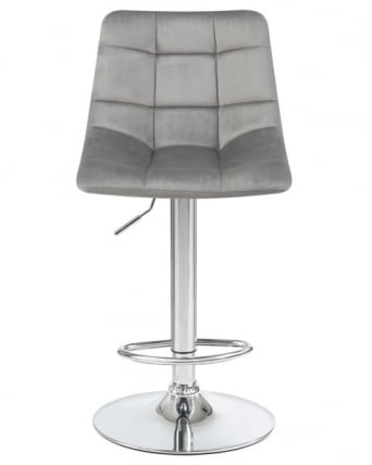 Стул барный ДОБРИН ТАИЛОР (серый велюр (МДЖ9-75)) 2 шт / DOBRIN TAILOR (MJ9-75))_5