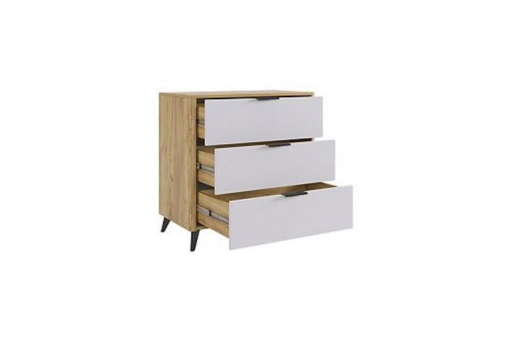 Комод Адам МСА-02 дуб крафт золотой/белое дерево / MSA-02_2