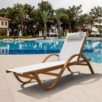 Шезлонг-лежак Мальта АФМ-511 Вхите / AFM-511 White_1