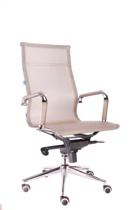 Кресло руководителя Опера М сетка Золотой / Opera M_3