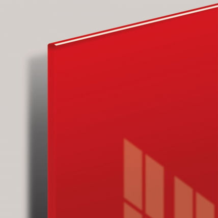 Доска магнитно-маркерная стеклянная БРАУБЕРГ 60х90 см Красная / BRAUBERG_3