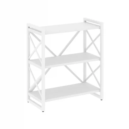 Стеллаж на регулируемых опорах - 3 полки ЛОФТ ВР.Л-МСТ.О-3.8 Металл белый Белый Бриллиант / LOFT VR.L-MST.O-3.8_0