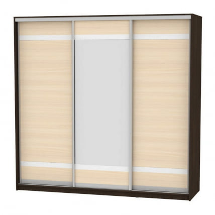 Шкаф-купе Б-230х235х60-3(Венге-ДМ-Д9Д10Д9) / B-230х235х60-3(Венге-ДМ-D9D10D9)_0