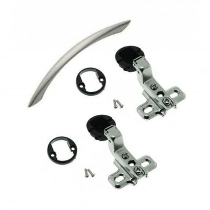 Комплект фурнитуры для стекла двери ММГТ 42-Ф Черный / MMGT 42-F_0