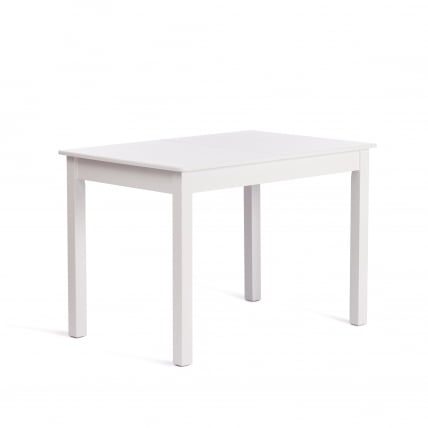 Стол МОСС раздвижной бук, мдф, 110+30 кс 68 кс 75 см, вхите (белый) / MOSS x x white_1