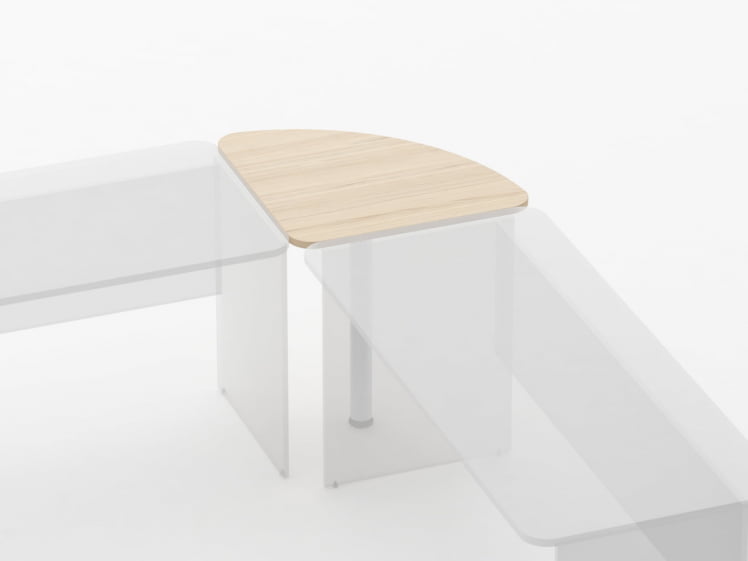 Приставка угловая Глассй 2.16 Венге / Glassy_1